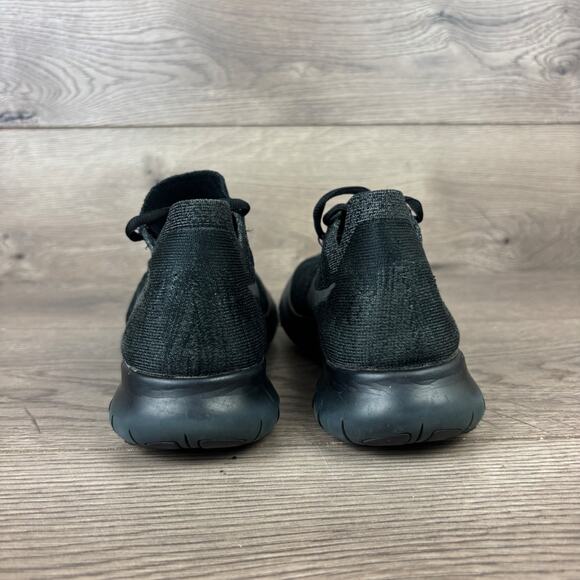 Nike Free RN Flyknit 880844-010 Running Shoes Women's Sz 8 Black Lace-Up Sneaker - Picture 6 of 12